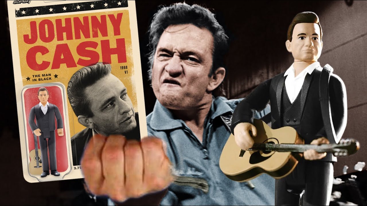 Johnny Cash action figure by Super7 Quick Unboxing Review - YouTube