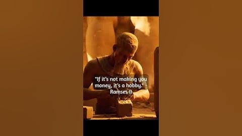 Thumbnail of Ramses II on Turning Hobbies into Hustles #Shorts