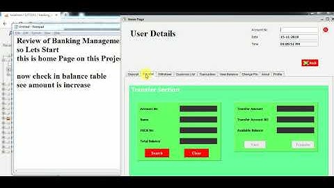 Banking 🏦 Management Application using Java swing