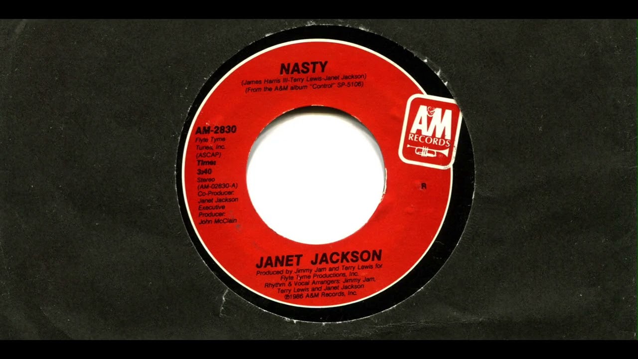 JANET JACKSON / NASTY / 1986 / A-SIDE / 7'' VINYL / 80'S - YouTube