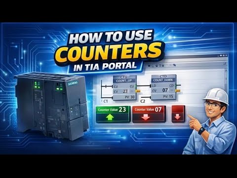 How to Use Counters in Siemens TIA Portal | CTU, CTD & CTUD Explained ...