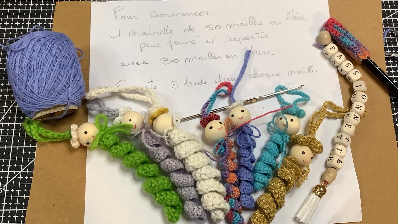 Comment je fais les petites chenilles de l'amitié #chenille #tutocrochet # crochet #tuto 