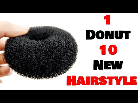 1-donut-10-new-hairstyle-||-hair-style-girl-||-easy-hairstyles-||-messy-bun-||-ladies-hair-style
