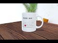 Vídeo: Taza personalizada aniversario pareja