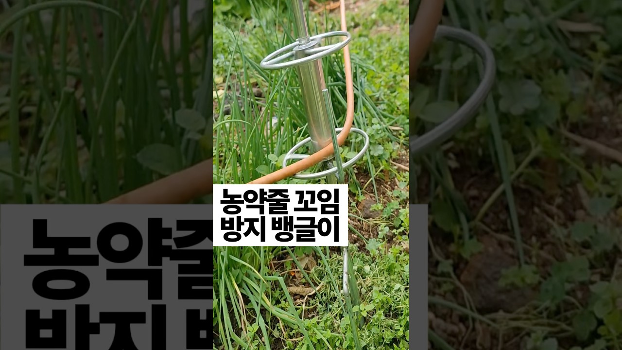 [448] 농약줄 꼬임 방지 뱅글이