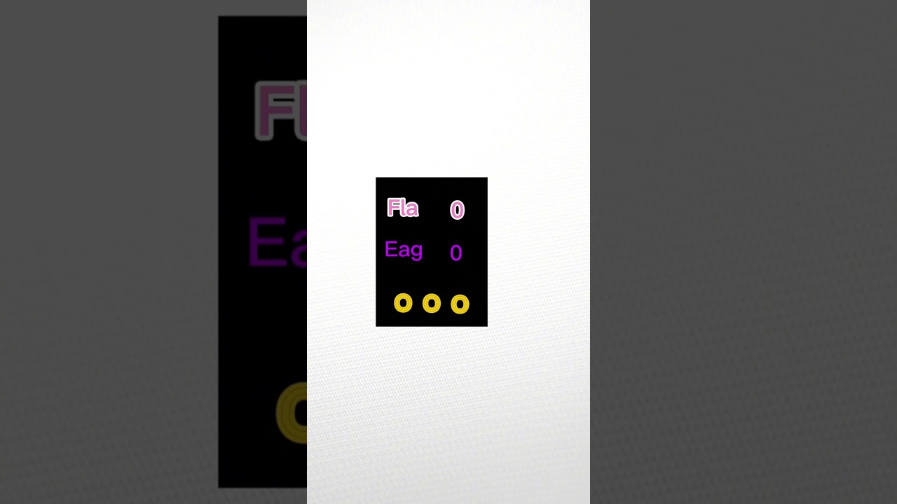 Our new score board for screen