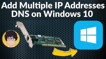 Add Multiple IP Addresses and DNS on windows 10 and 11