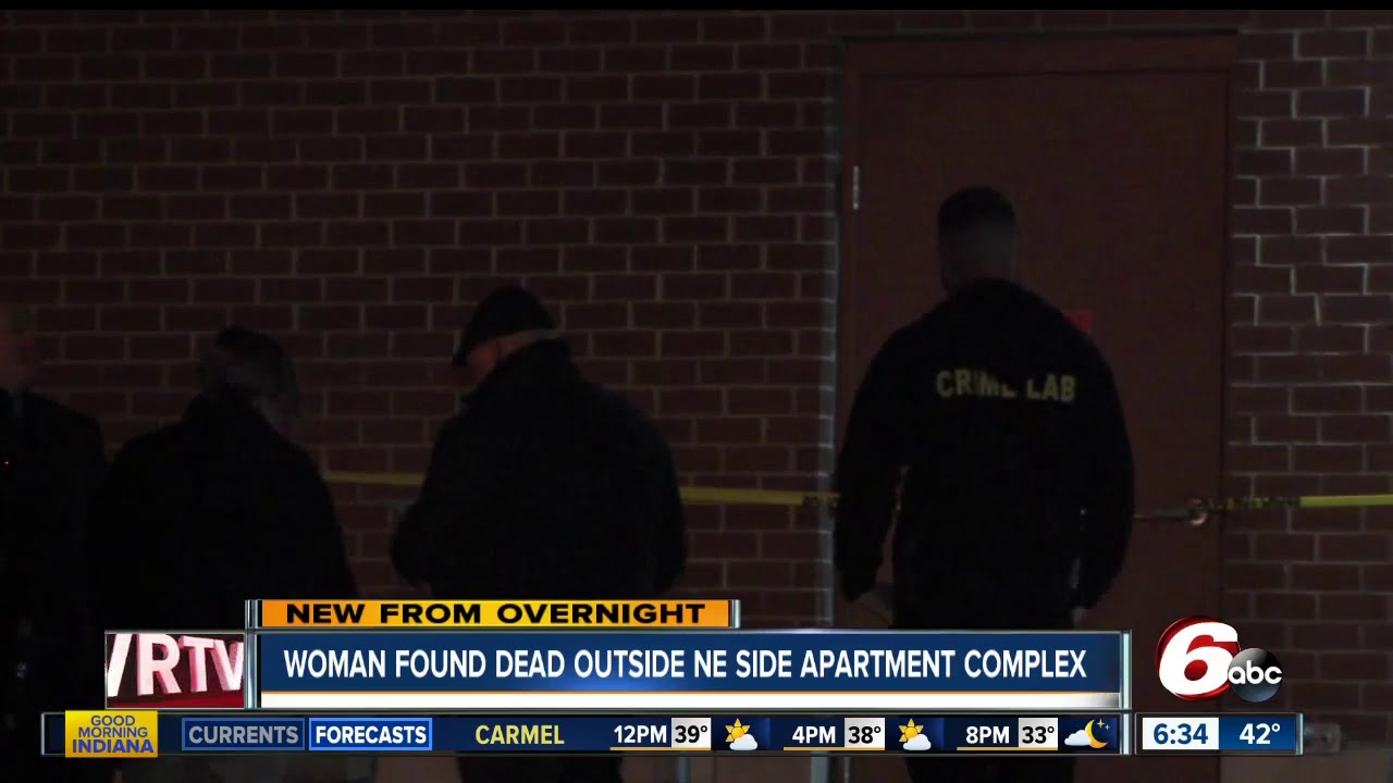Woman found dead outside home on Indianapolis' northeast side - YouTube