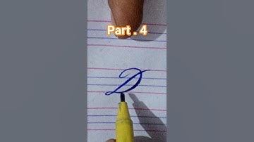 italic font beginner guide.D.calligraphy#art #drawing #shorts