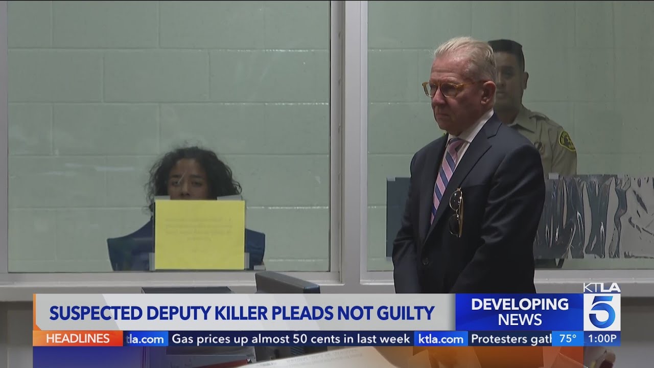 Man suspected of killing deputy pleads not guilty to murder - YouTube