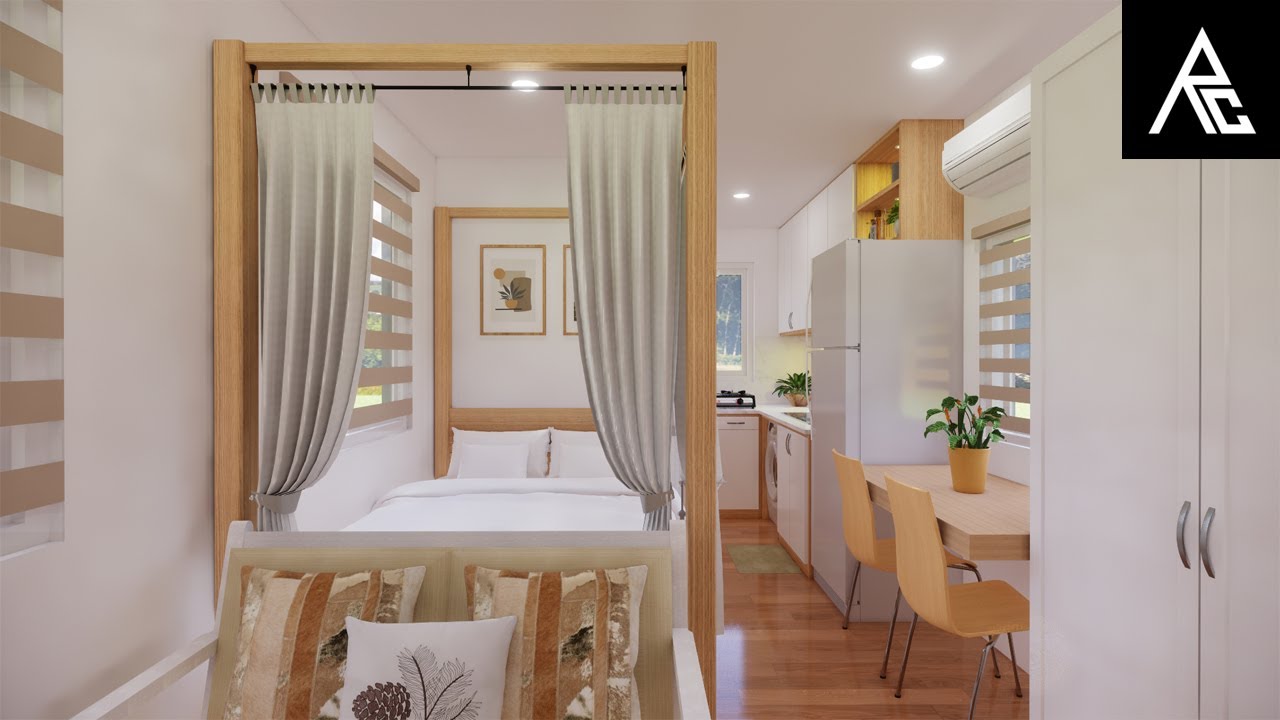 Cozy Studio-Type Tiny House Design Idea (3x6 Meters Only) - YouTube