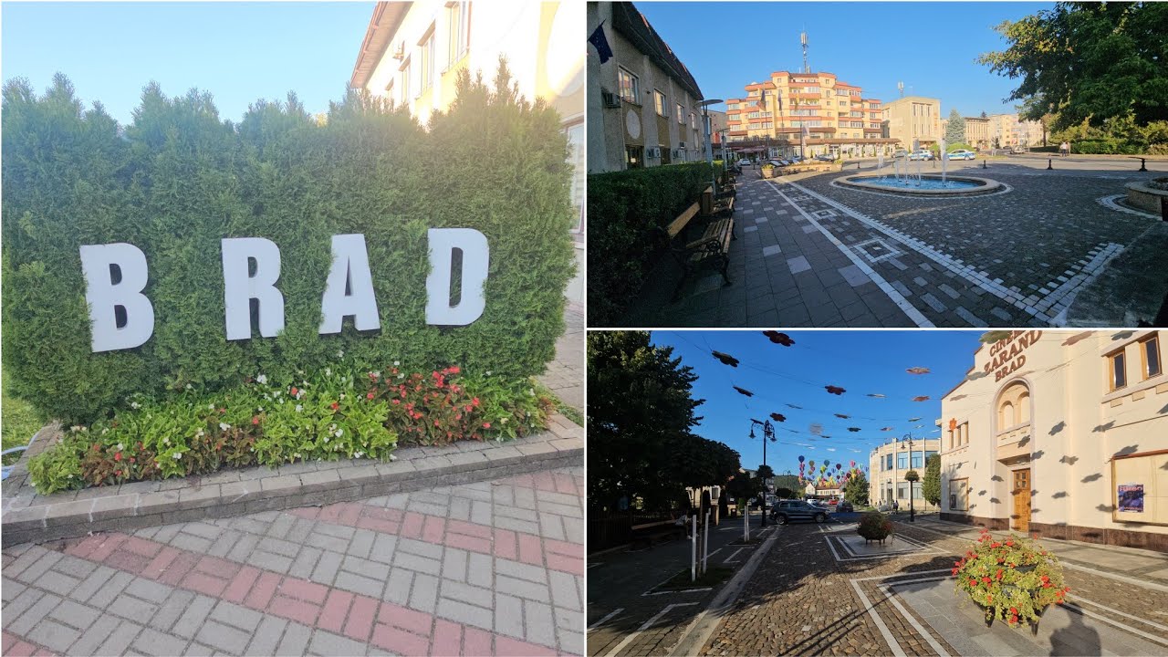 La pas prin orașul Brad