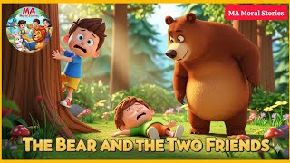 The Bear and the Two Friends 🐻 | Short Stories for kids in english | bedtime stories for kids