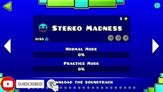 Geometry Dash - Gameplay Walkthrough Part 1 - Stereo Madness (All Coins) screenshot 3