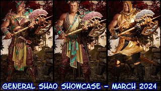 General Shao Showcase - Gear & Skins (March 2024 Update) - Mortal Kombat 1