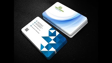 How to make a Professional Business Card Tutorial in Photoshop cc