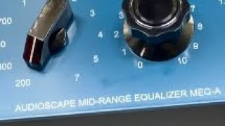 Tube rolling a MEQ @AudioScapeEngineeringCo