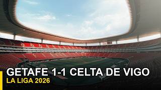 Download Lagu Getafe 1-1 Celta: A Point Shared, Or A Point LOST? 🤔