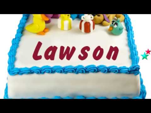 Happy Birthday Lawson