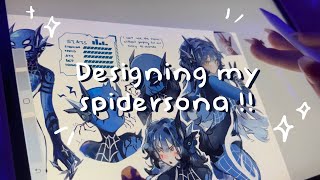 Draw with me!! ✧ Spidersona【Procreate iPad ASMR】