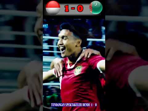 Indonesia vs Turkmenistan 1 - 0 FIFA MATCHDAY #shorts #timnasindonesia #ahzasports