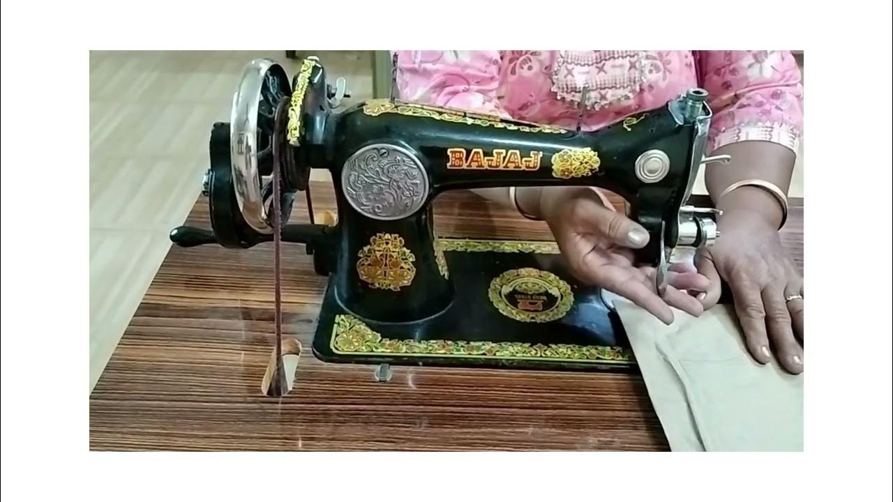 How to Operate Sewing machine for Beginners Lesson4 YouTube
