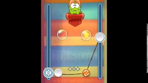 Cut The Rope Experiments Getting Started Level 1-15 3 Star Walkthrough884