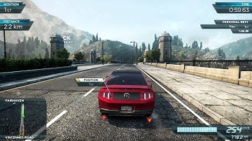 Need for Speed Most Wanted 2  PC gameplay on GT 540M [HD]