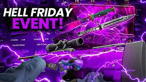 BRAND NEW HELLFRIDAY EVENT ON HELLCASE! TESTING OUT THE NEW CASES! [CS:GO OPENING]