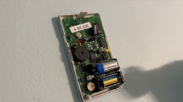 How to change batteries in an ADT alarm glass break sensor