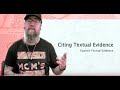 Understanding Explicit Textual Evidence
