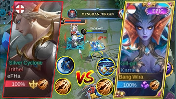 KARRIE TRUE DAMAGE VS IRITHEL CRITICAL DAMAGE ? TOP GLOBAL KARRIE - KARRIE BEST BUILD 2022 - MLBB