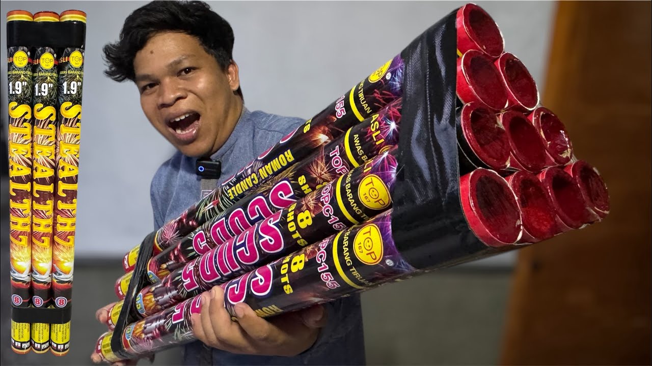 RAKIT BASOKA ROMAN CANDLE TERBESAR SPESIAL LEBARAN 2025!!! BEGINI JADINYA