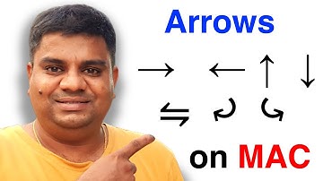 How to Type an Arrow on MAC