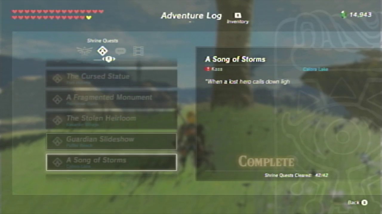 All shrine quests