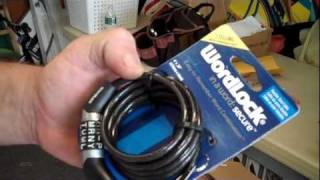 WORDLOCK's #1 Selling Combo Bike Lock Uses A PreSet Word