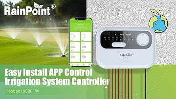 #RainPoint | 🌿 Transform Your Lawn with Smart Watering Across 8 Zones! 🌿#GardenTool#Controller#APP