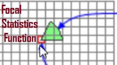 26-17-5 Working with Raster, Focal Statistics Function
