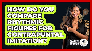 How Do You Compare Rhythmic Figures For Contrapuntal Imitation?