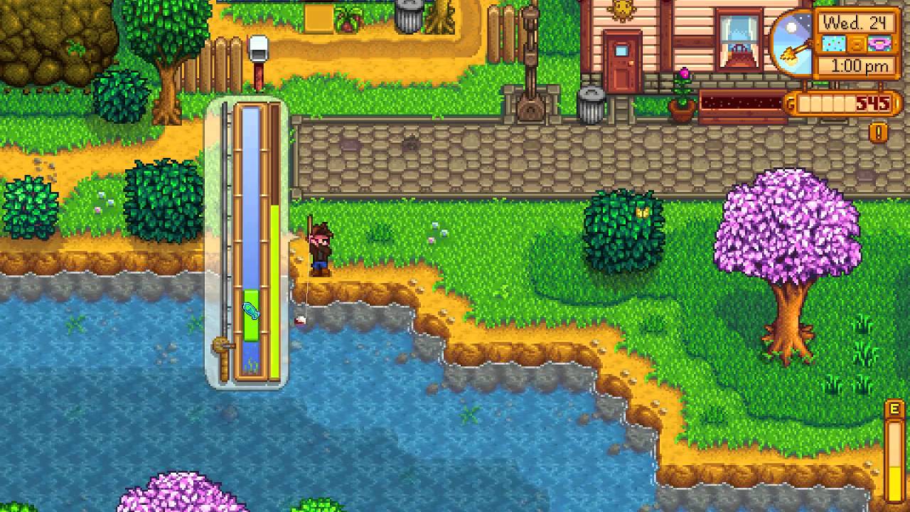 Stardew Valley 24th Wednesday Flower Festival Dance and Fishing ... stardew ...