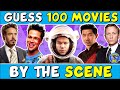 Guess the "100 MOVIES BY THE SCENE" QUIZ! 🎬 | CHALLENGE/ TRIVIA