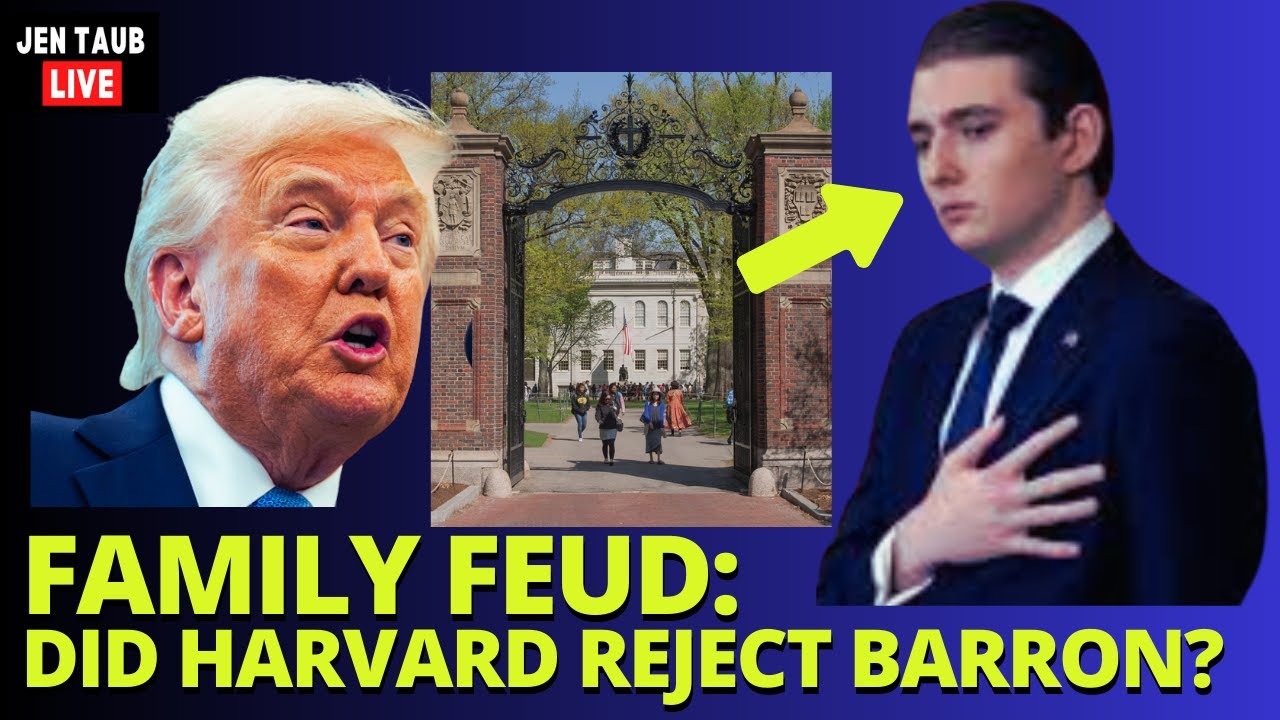 Jen Taub LIVE: WHY IS DONALD SO OBSESSED WITH HARVARD? - YouTube