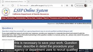 LSIP Module – Reports, Policies, Submission