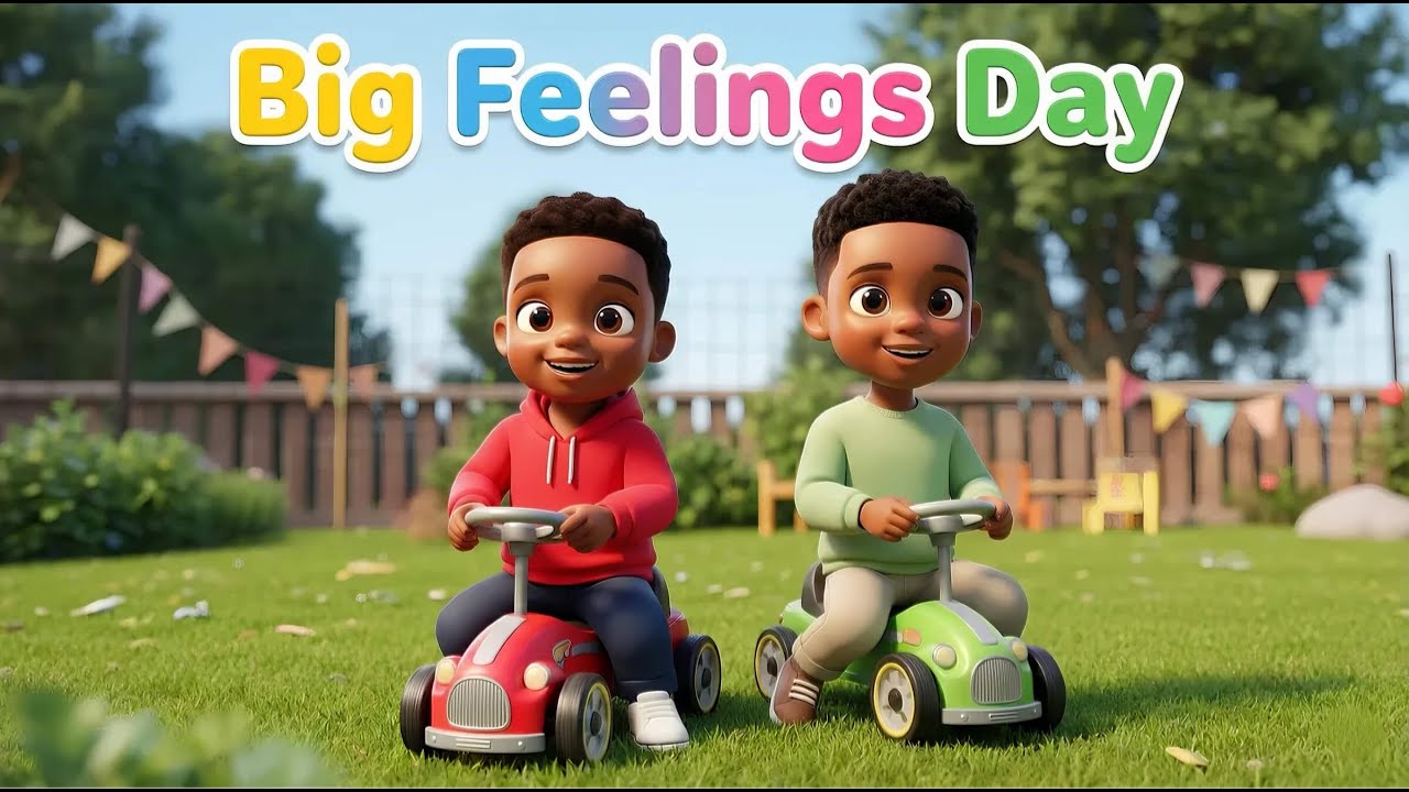 The Big Feelings Day 🎭 Kai & Keon Learn to Name Their Emotions! | Kids Songs & Stories