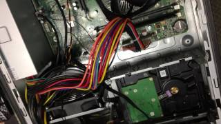 HP Slimline won't power on! How to replace power supply.