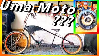 RODA ARO 17 POR 20 CM DE LARGURA!! Projeto MOTO CHOPPER COMO MOTOR ESTACIONÁRIO!!