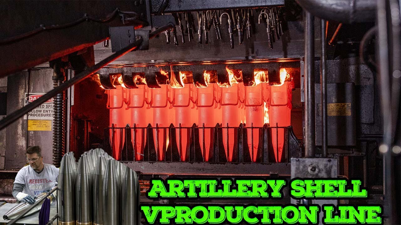 Incredible 155mm Artillery Shell Production Process - The Fastest Mass  Bullet Production Line 