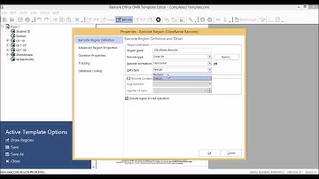 Remark Office OMR 2014   Basic Barcode Region Creation