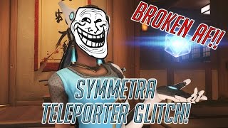 Symmetra caught CHEATING in Comp!! BLIZZARD FIX THIS BROKEN GLITCH!!