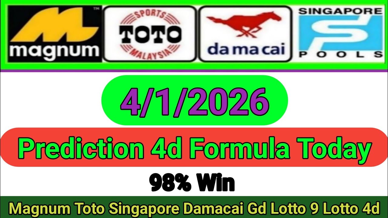 4/1/026 Magnum 4d Prediction Today ||Magnum 4d Singapore 4d Toto 4d Damacai 4d Prediction Number